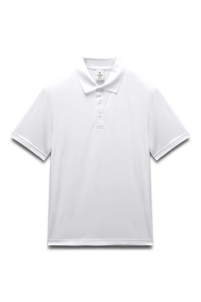 Playoff Tech Piqué Polo, Alternate, color, WHITE