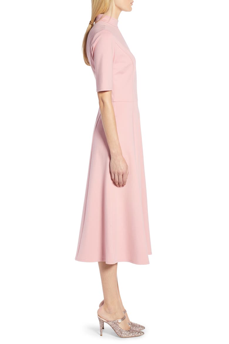 x Atlantic-Pacific Stretch Ponte Dress, Alternate, color, PINK BEAUTY
