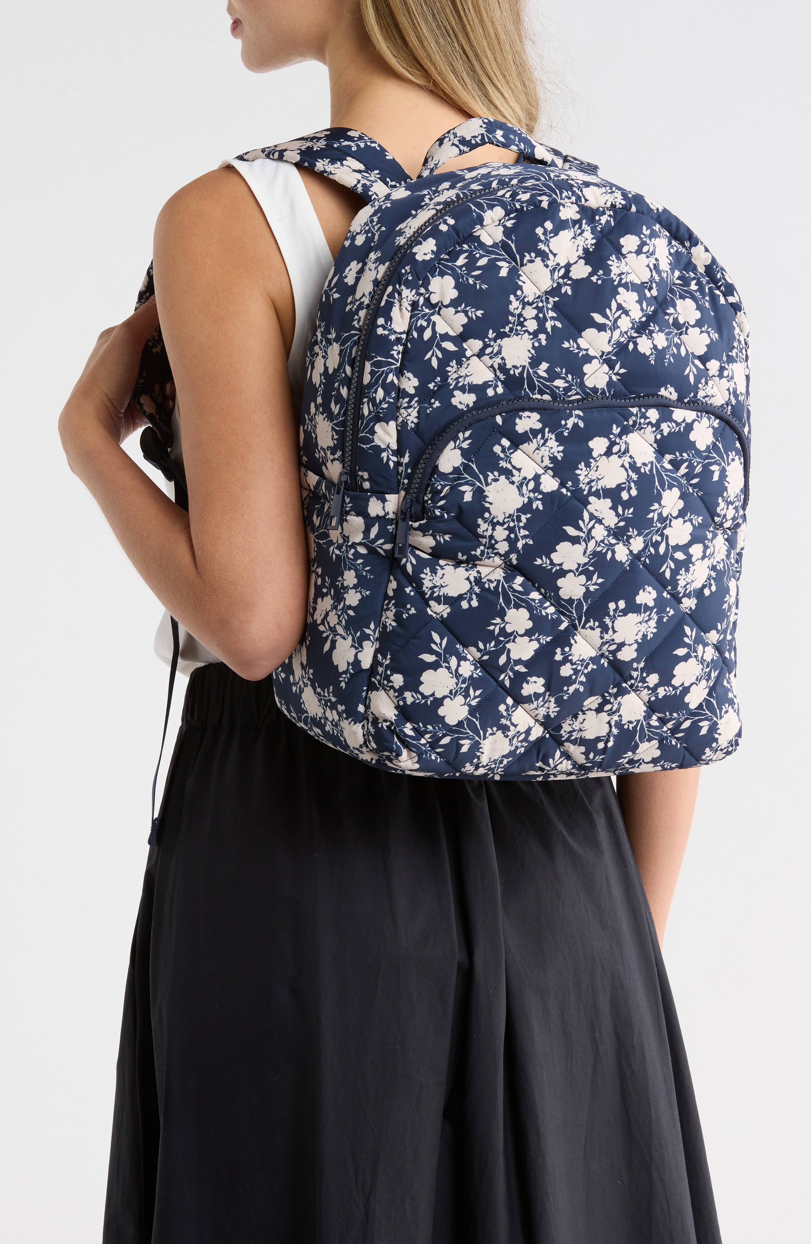 Bloom Backpack, Alternate, color, NAVY