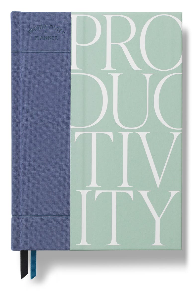 Modern Serif Productivity Planner, Main, color, GREEN