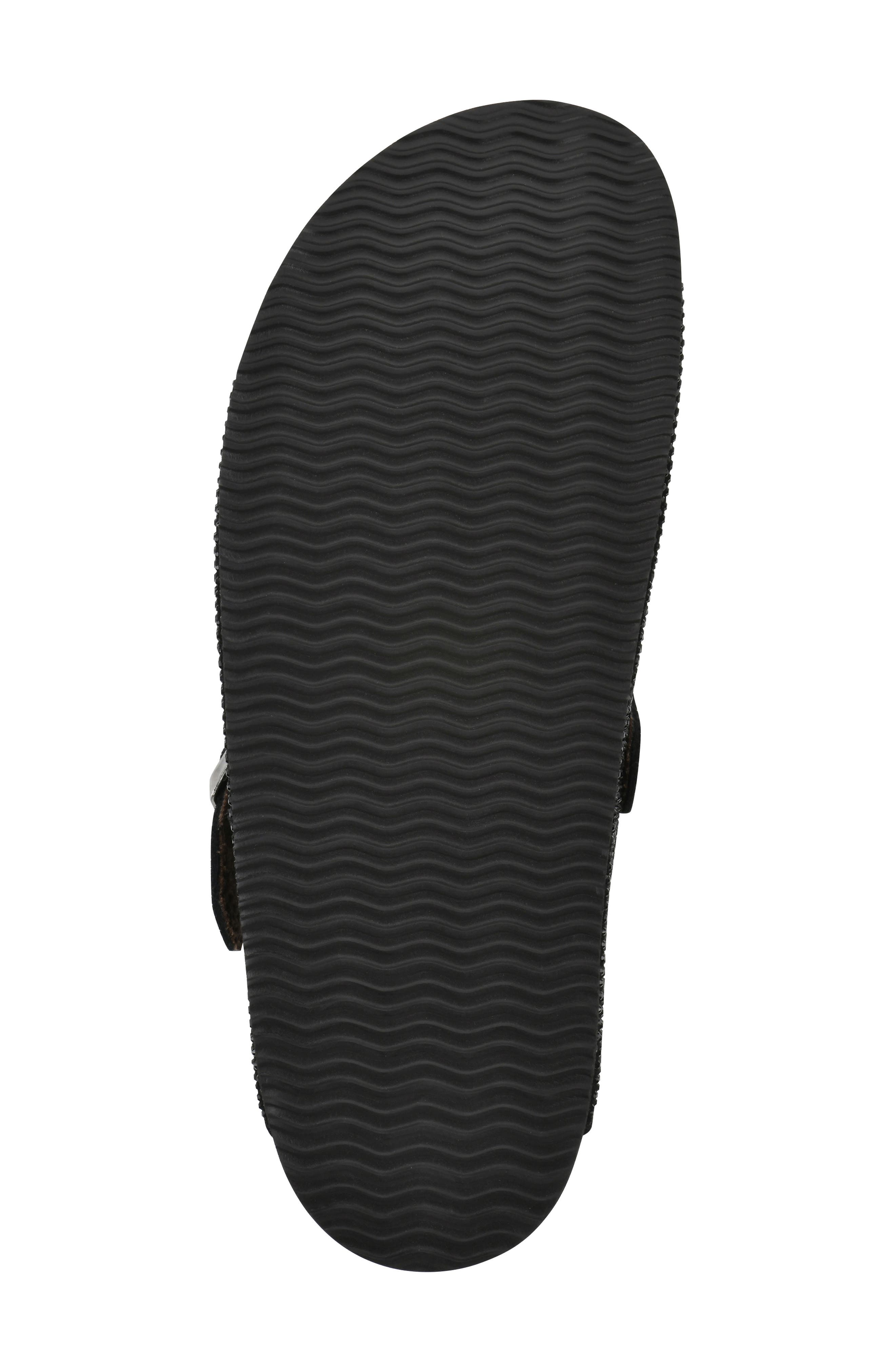 White Mountain Footwear Bellamy Crystal Embellished Clog, Alternate, color, Black/ Suede