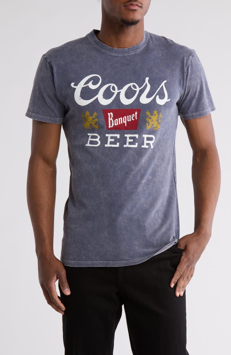 American Needle Coors Cotton Graphic T-Shirt, Main, color, Navy