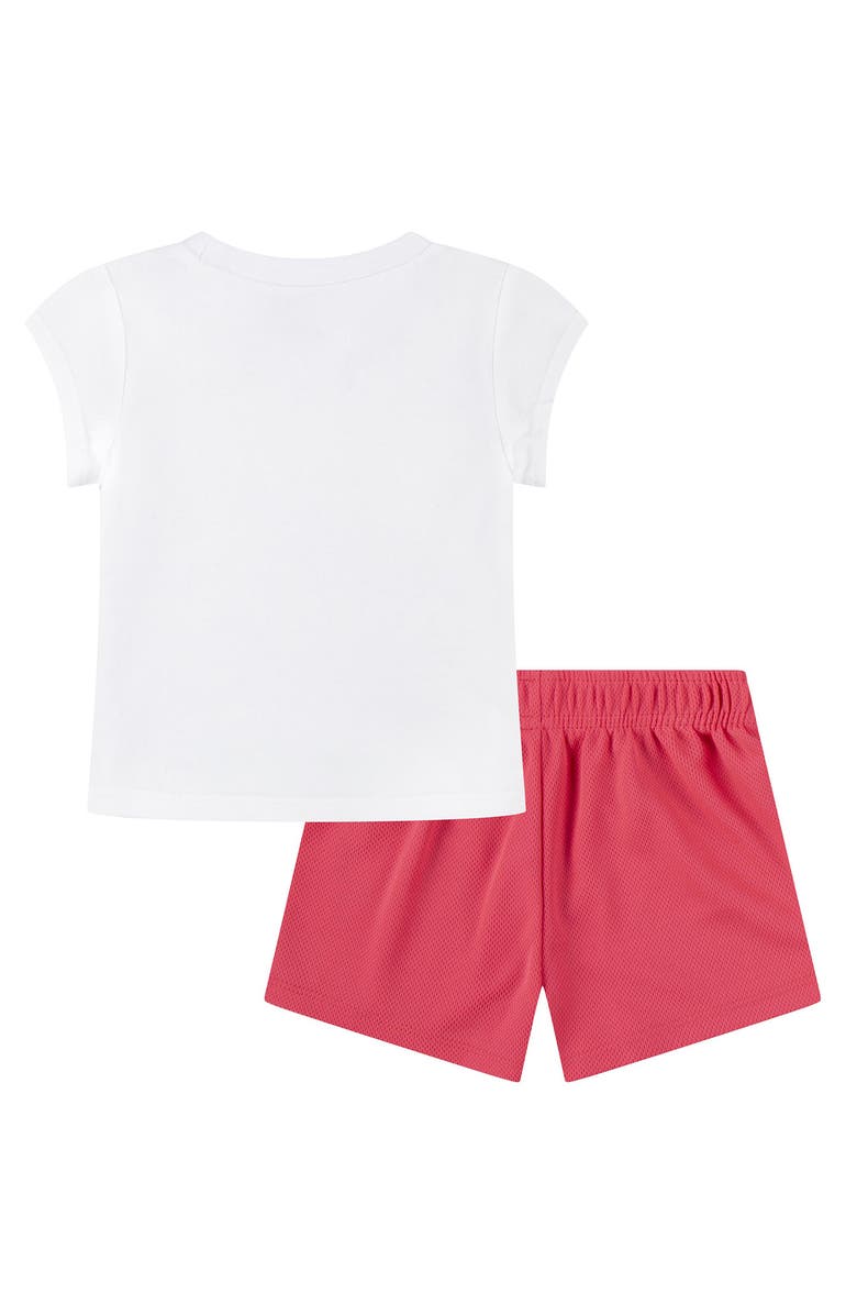 Nike New Impressions Logo T-Shirt & Shorts Set, Alternate, color, Aster Pink