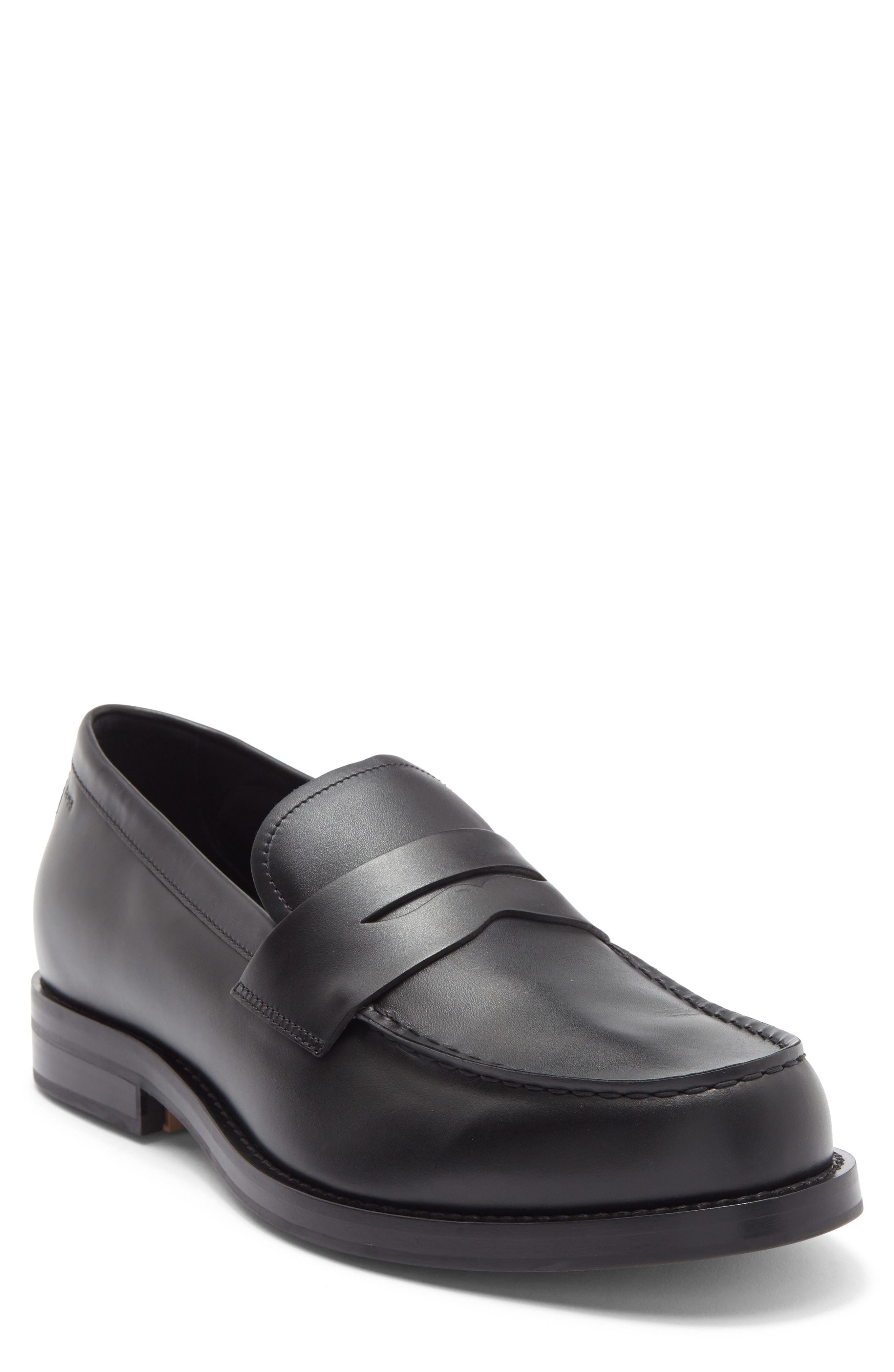 BOSS Letic Penny Loafer, Main, color, Black
