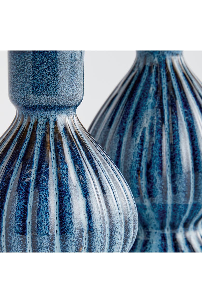 Mela Taper Candle Holders Set of 2, Alternate, color, Blue