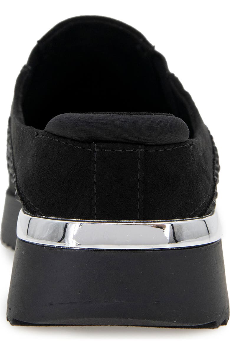 Reaction Kenneth Cole Cameron Rhinestone Sneaker Mule, Alternate, color, Black Knit