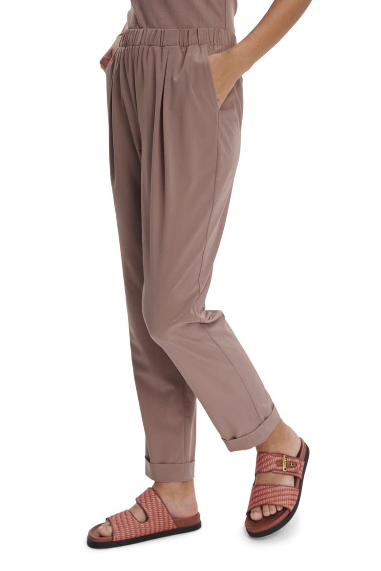 Alana Slim Tapered Pants, Alternate, color, ANTLER
