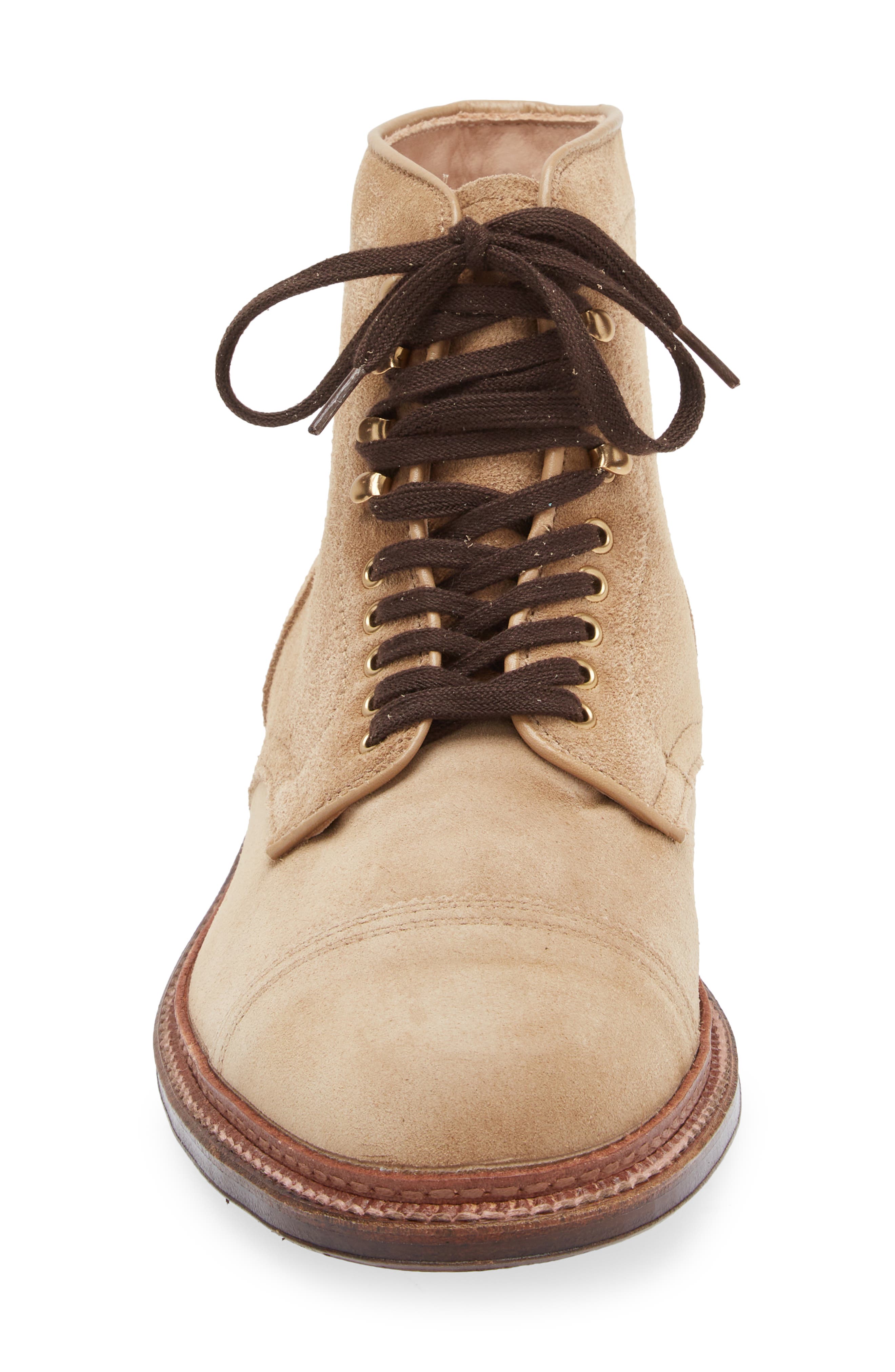 Alden Blucher Boot, Alternate, color, Tan Suede