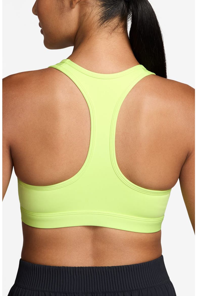 Dri-FIT Swoosh Medium Support Padded Sports Bra, Alternate, color, LEMON/WHITE