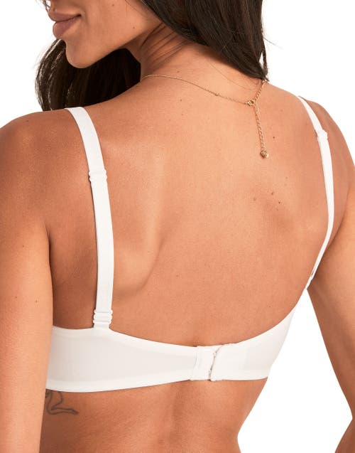 Adore Me Valory Contour Plunge Bra In White