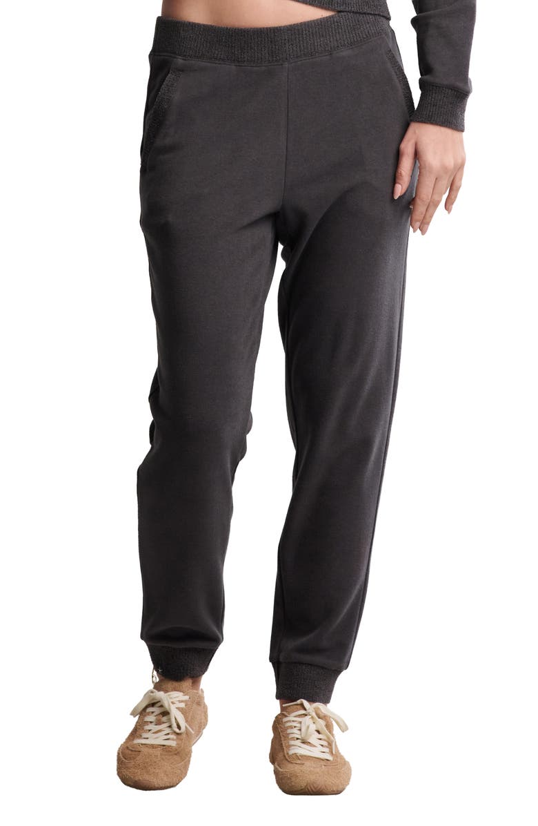 Barefoot Dreams<sup>®</sup> Brushed Fleece Joggers, Main, color, Carbon