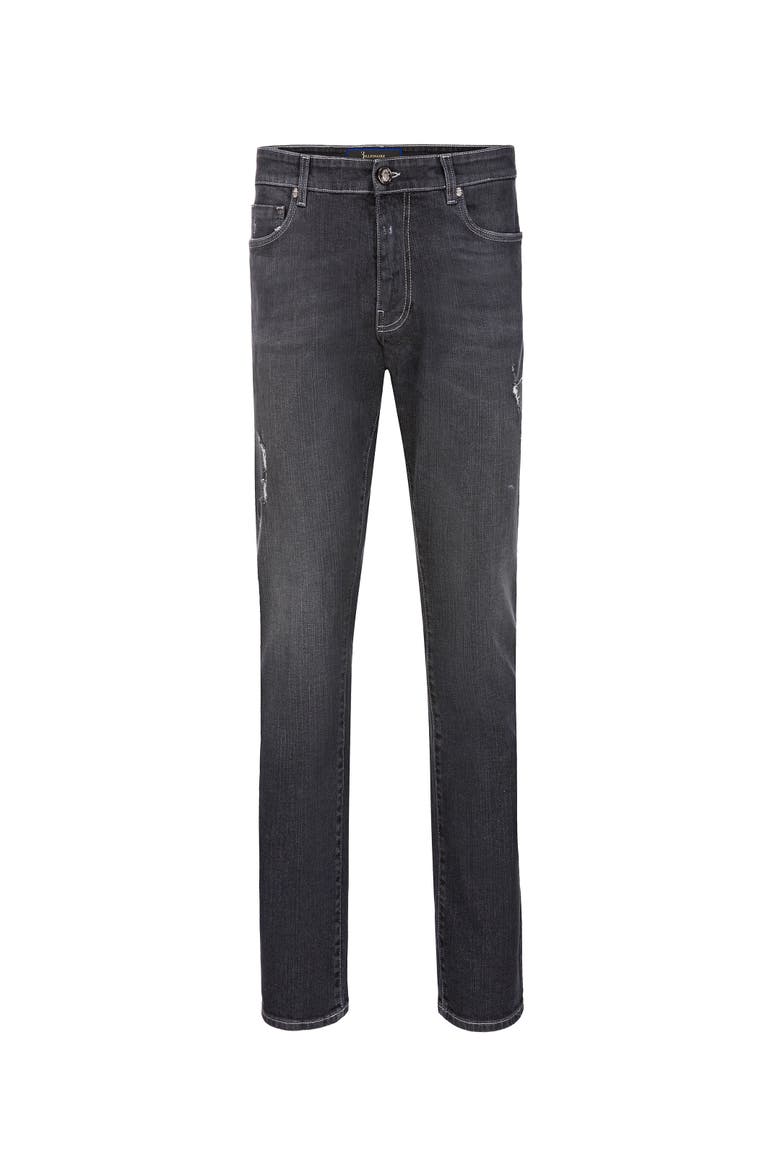 Jeans Straight Cut Lion Men, Main, color, grey