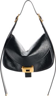 Balenciaga Medium Clicca Arena Leather Shoulder Bag