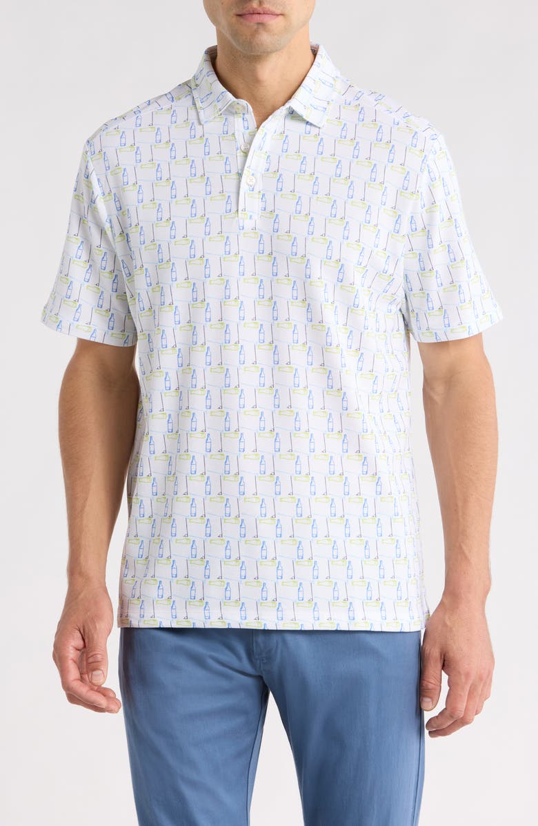 Tommy Bahama Emfielder Caddys & Cocktails IslandZone<sup>®</sup> Polo, Main, color, White