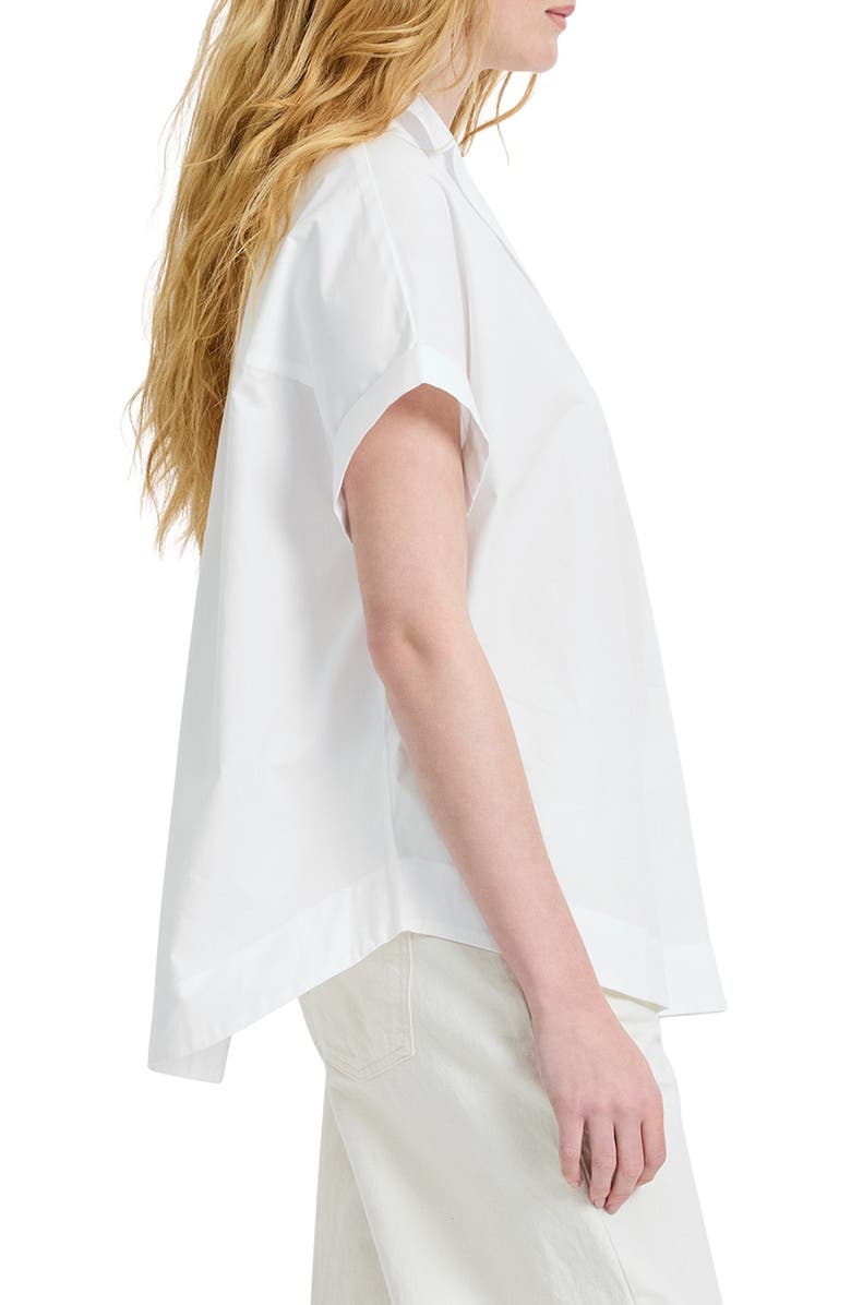 French Connection Cotton Poplin Popover Top, Alternate, color, 