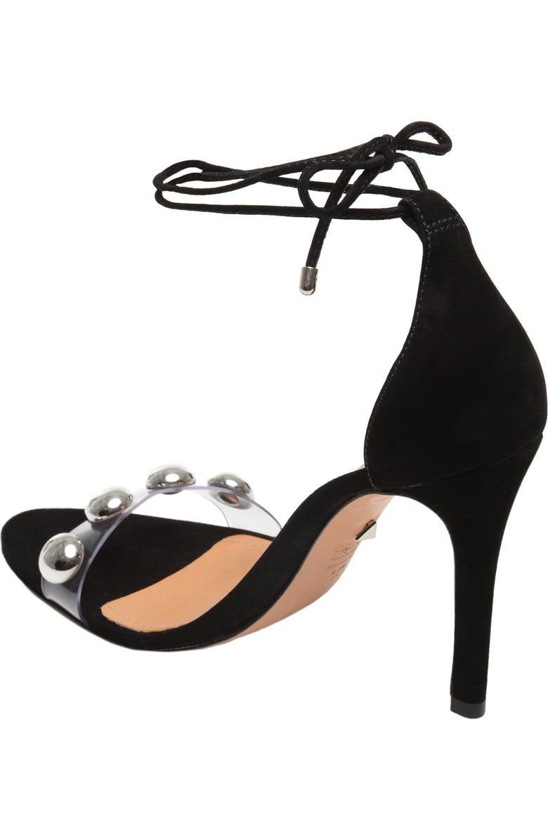 Schutz Ramon Studded Wraparound Sandal, Alternate, color,