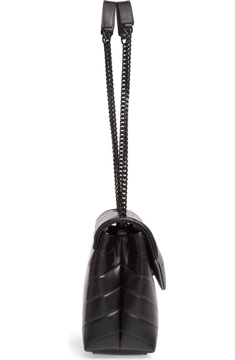 Saint Laurent Small Loulou Matelassé Calfskin Shoulder Bag, Alternate, color,