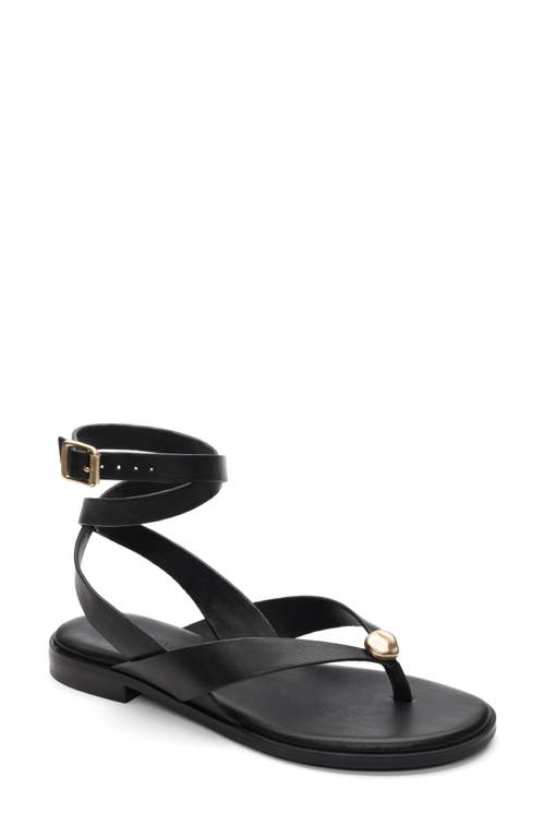 Sanctuary Style Ankle Strap Sandal In Black