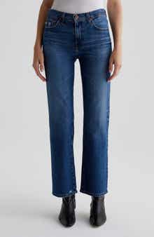 AG Brinley Mid Rise Straight Leg Jeans