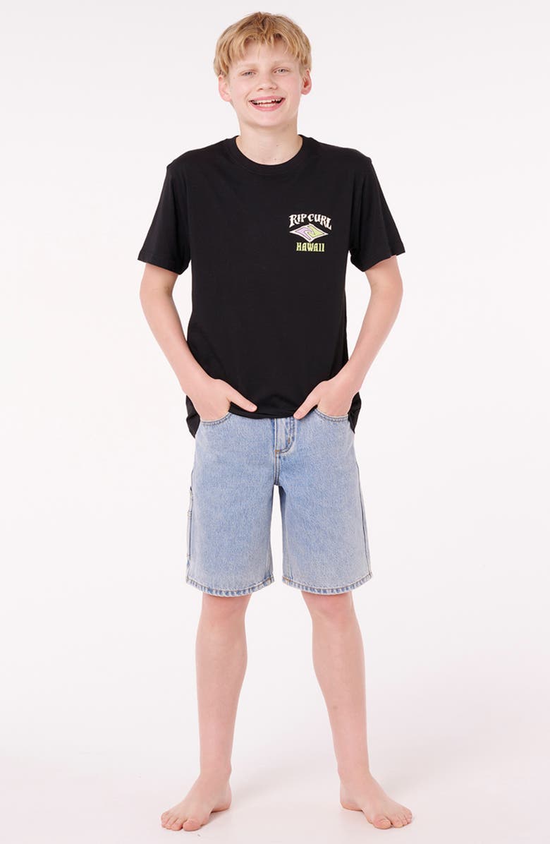 Rip Curl Kids' Dazed & Tubed Graphic T-Shirt, Alternate, color, Hawaii Black