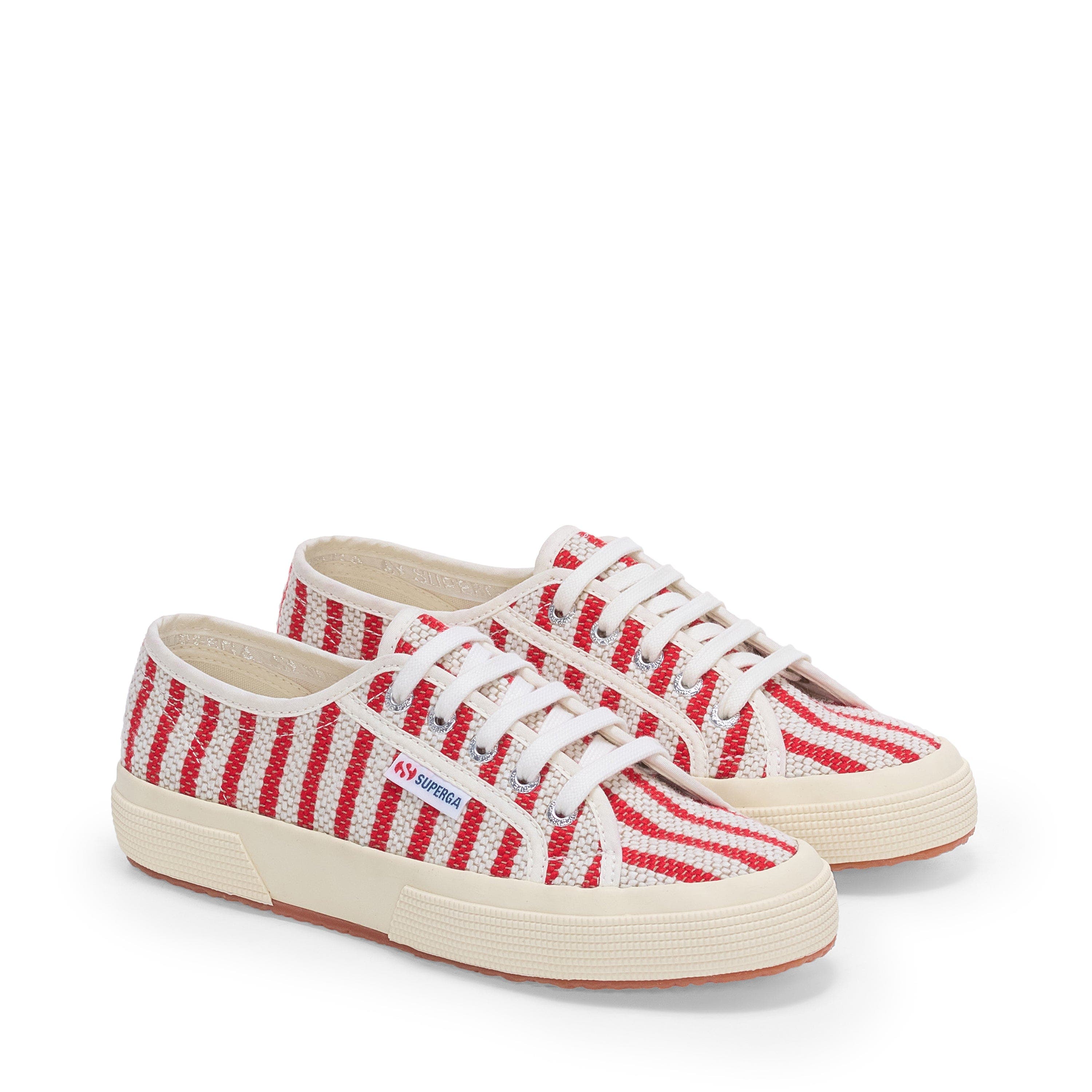 2750 Cotton Stripes Sneakers, Alternate, color, Red-Off White