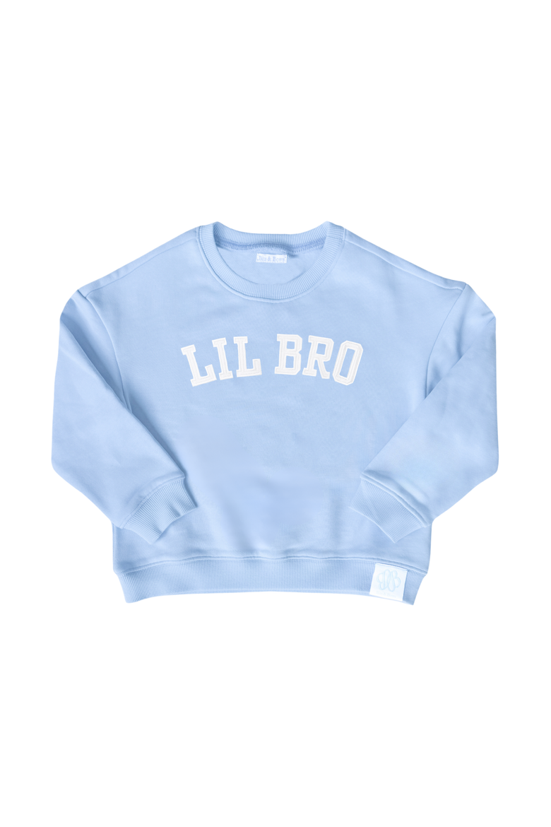 Lil Bro Sweatshirt, Main, color, Blue/White