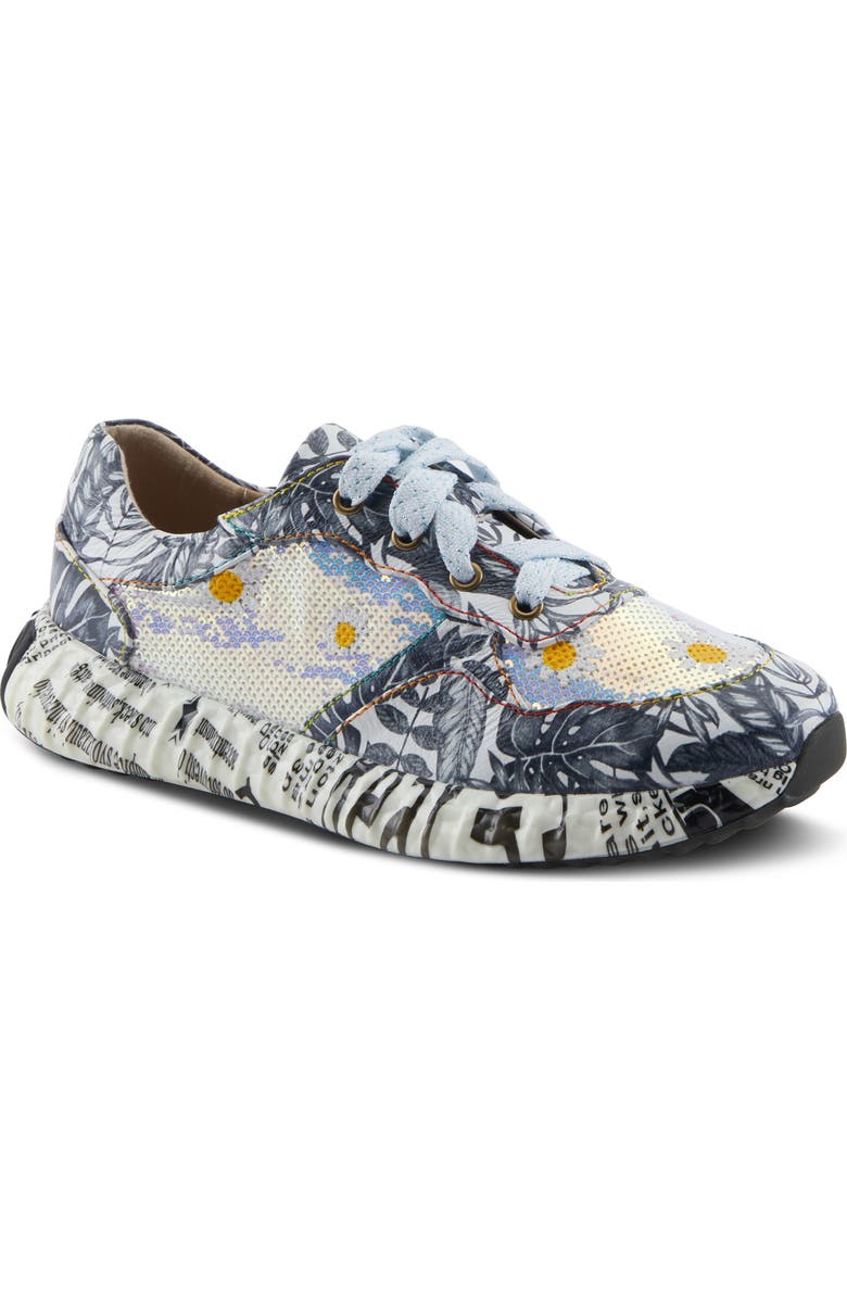 L'Artiste by Spring Step Zingy Sneaker, Main, color, Grey Multi