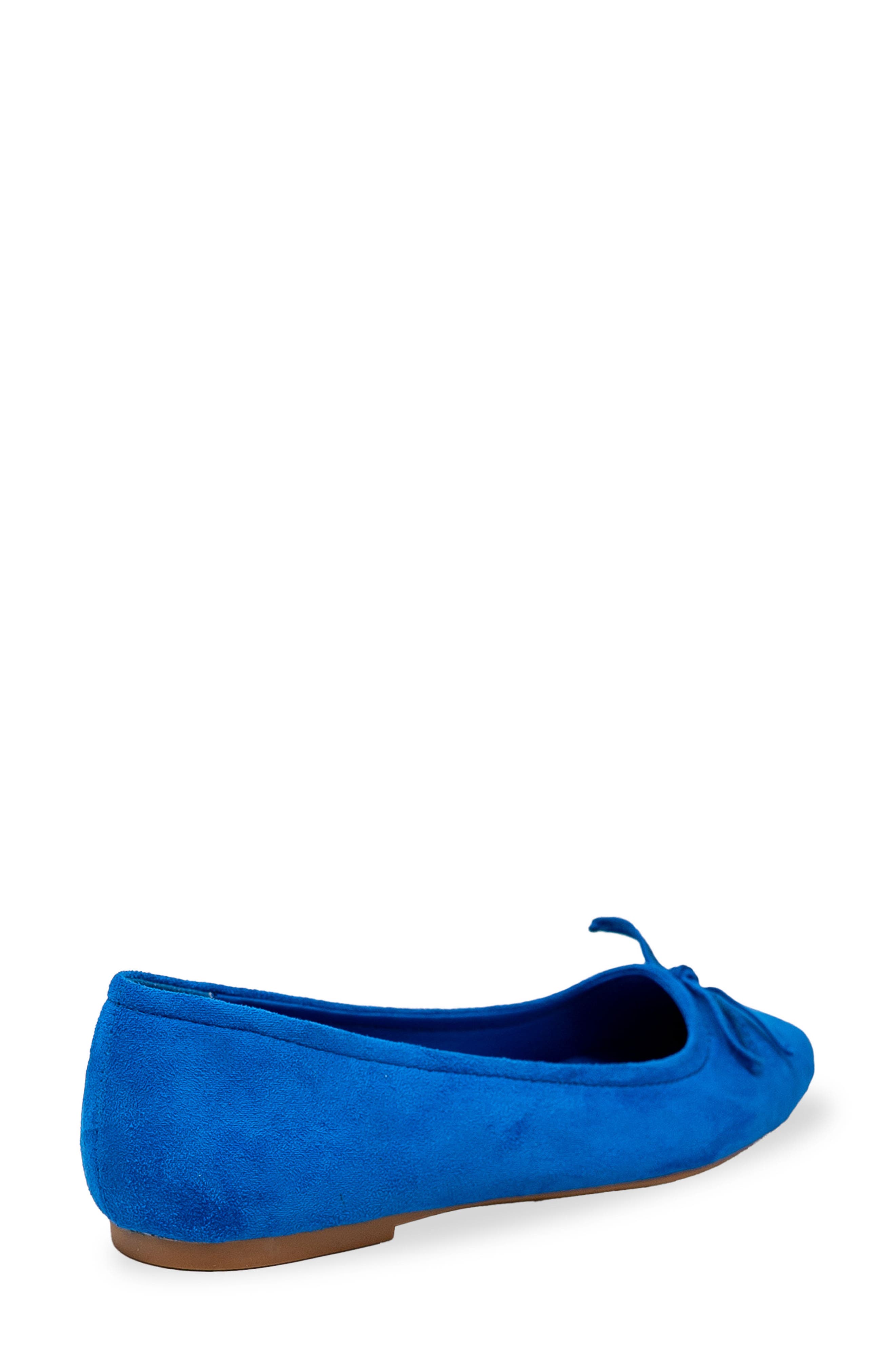 Bow Ballet Flat, Alternate, color, ROYAL BLUE SUEDE
