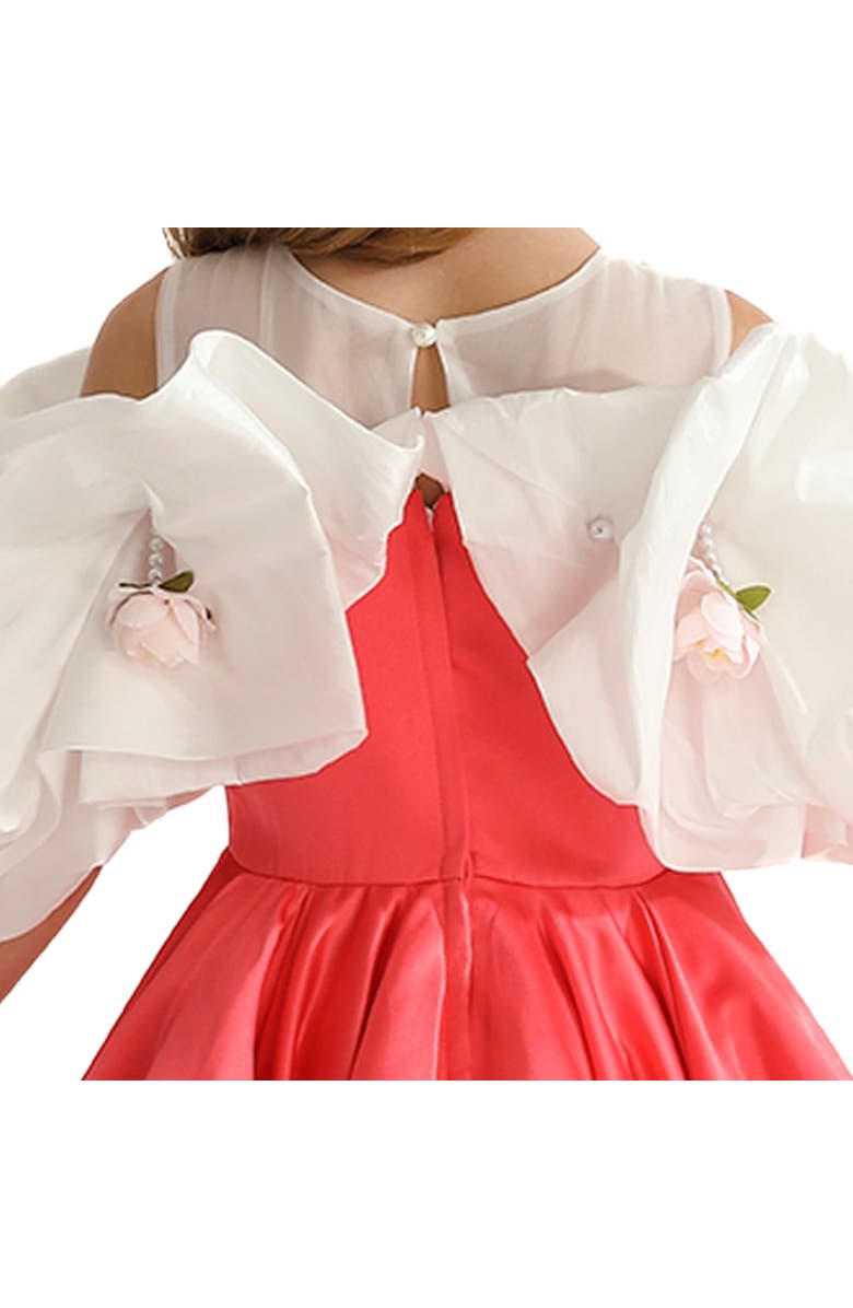 Tulleen Isadora Dress, Alternate, color, Red