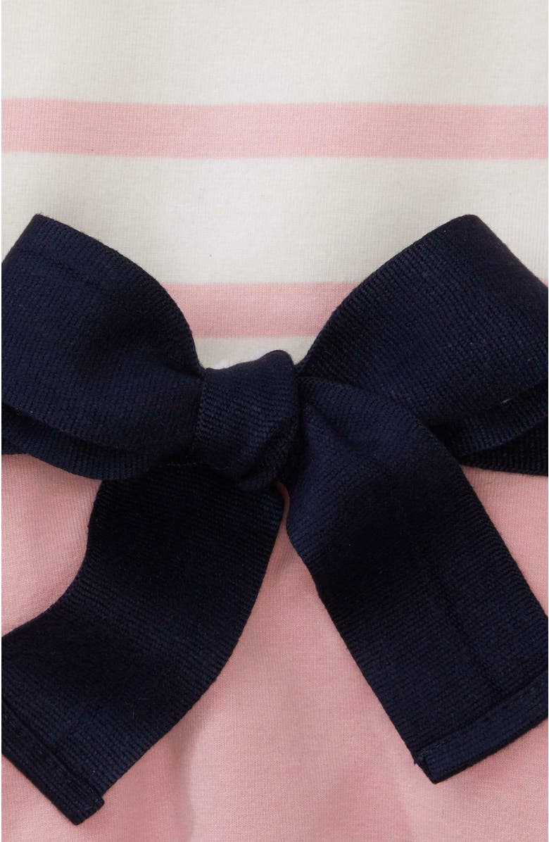 Hope & Henry Girls' Organic Cotton Lightweight Blocked Skater Dress, Infant, Alternate, color, Rose Pink