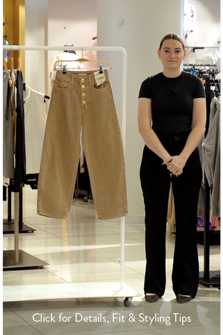 Liora High Waist Crop Wide Leg Jeans video