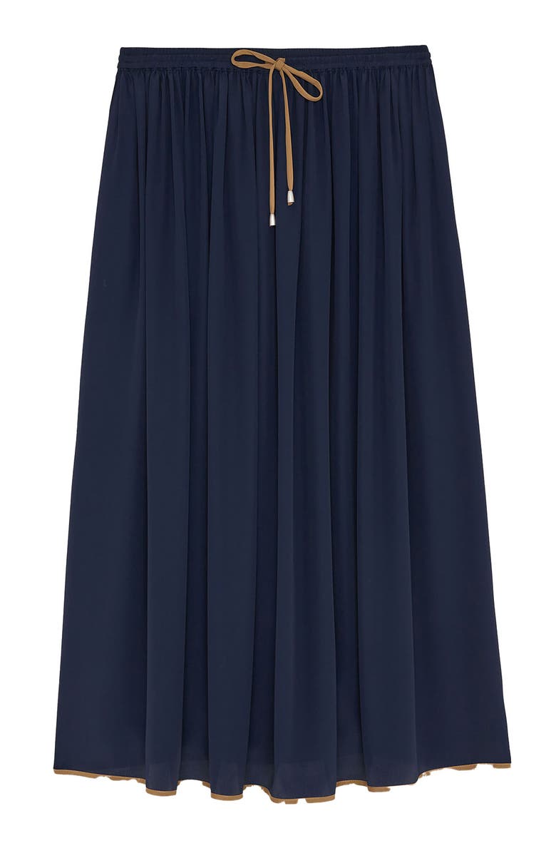 ottod'Ame Viscose Wide-Leg Trousers, Alternate, color, Blue