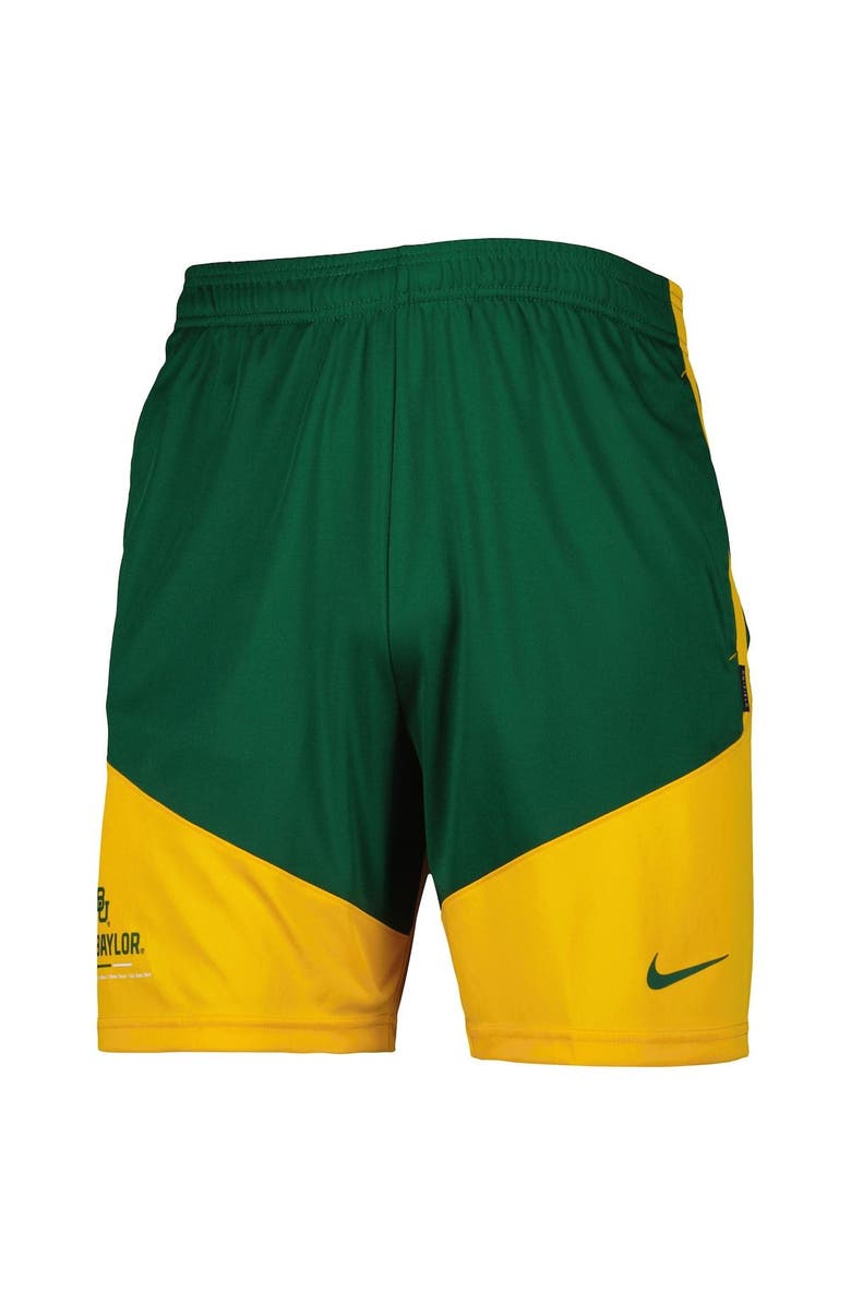 Nike Men's Nike Green/Gold Baylor Bears Performance Player Shorts, Alternate, color, 