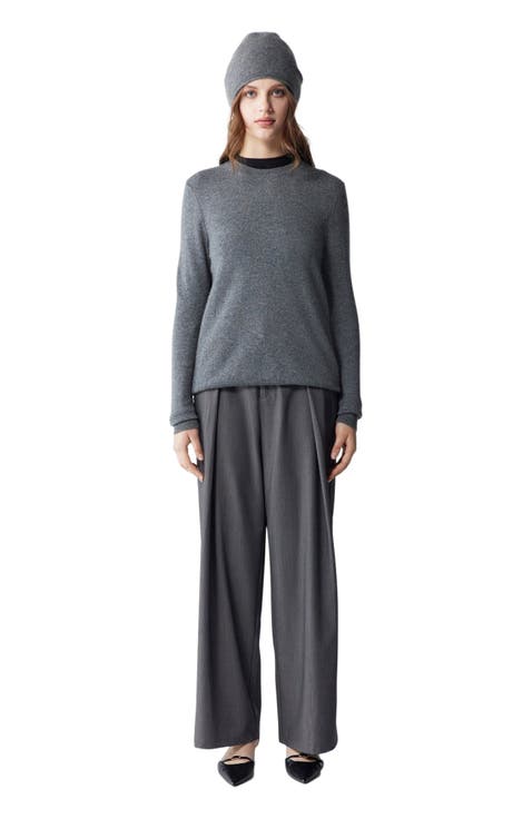 $99 Cashmere Hat & Sweater Set