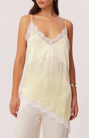 Toni Lace Trim Asymmetric Camisole