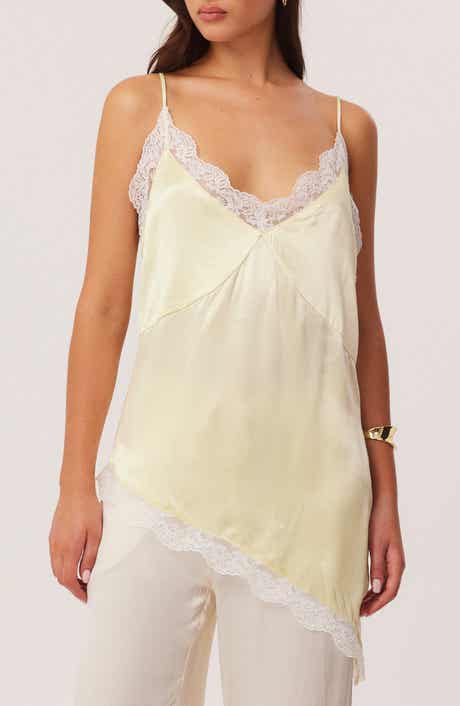 Toni Lace Trim Asymmetric Camisole