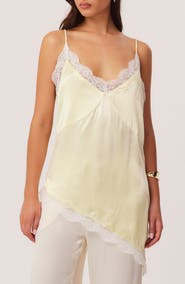 SNDYS Toni Lace Trim Asymmetric Camisole