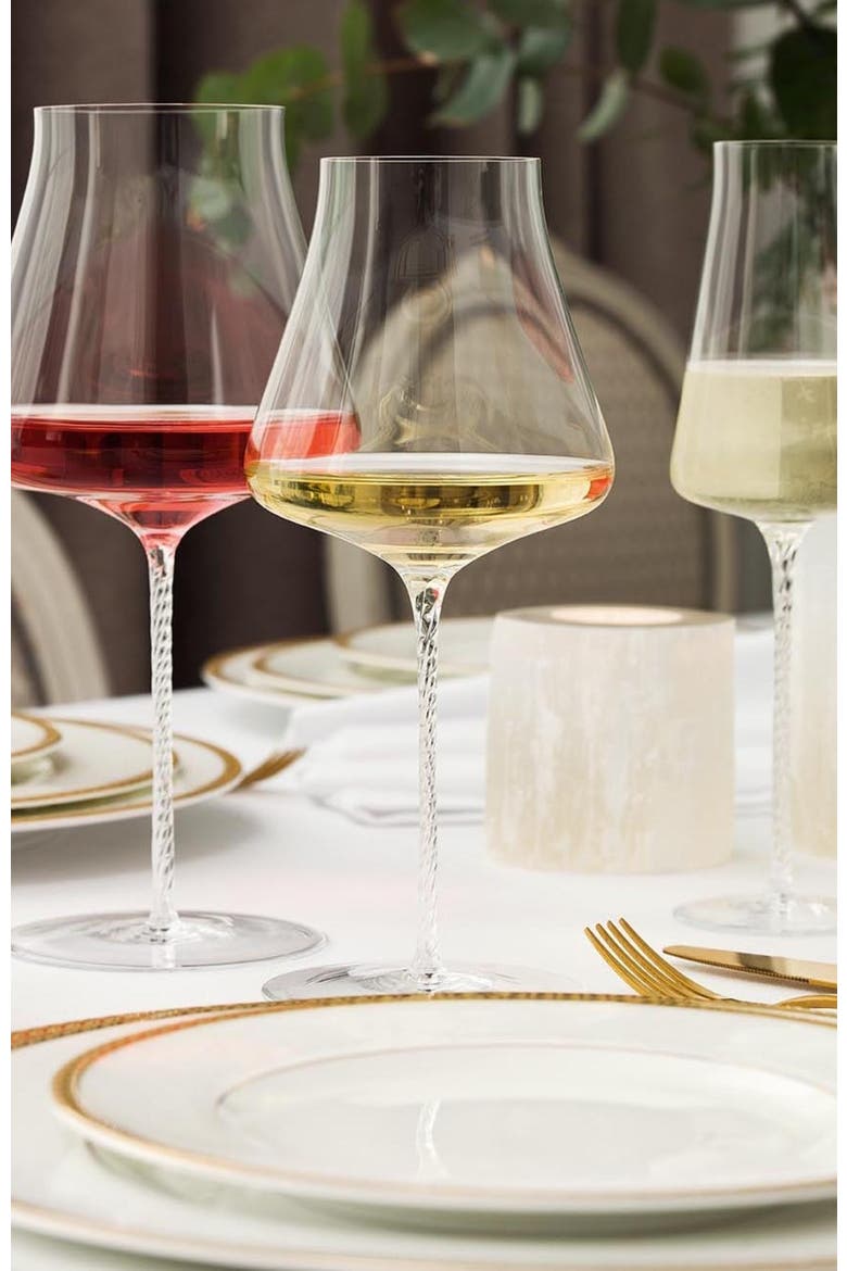 Roanna Wine Glasses, Alternate, color, White