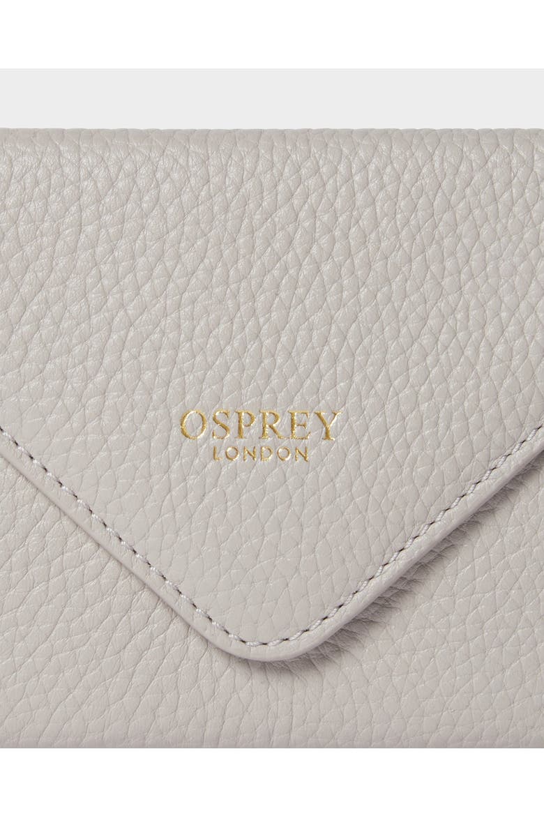 The Envelope Leather Card Case, Alternate, color, Taupe