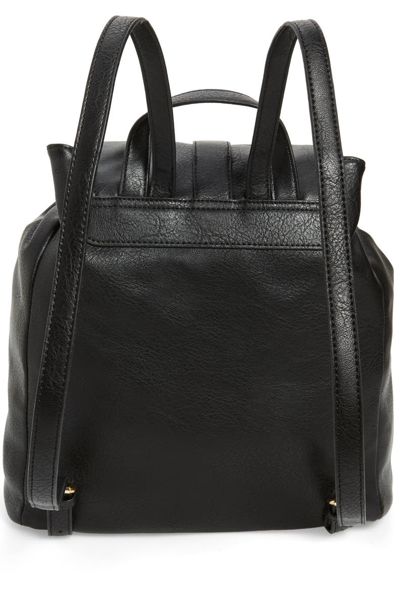 Sole Society Creda Faux Leather Backpack, Alternate, color,