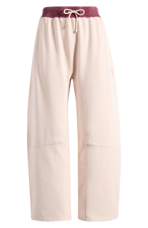 Free People You Wish Tie Waist Sweatpants In White