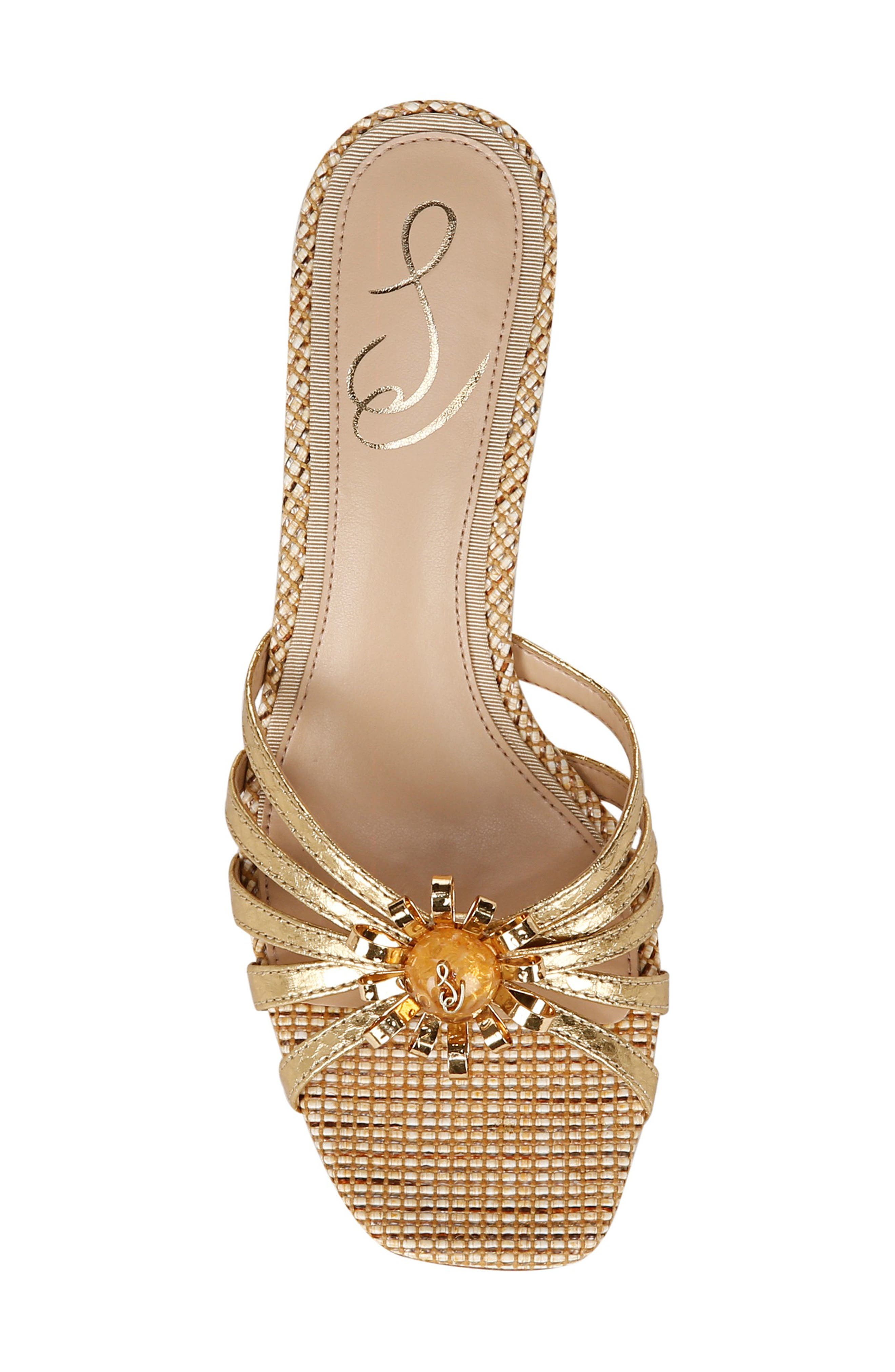 Sam Edelman Posey Sandal, Alternate, color, Gold