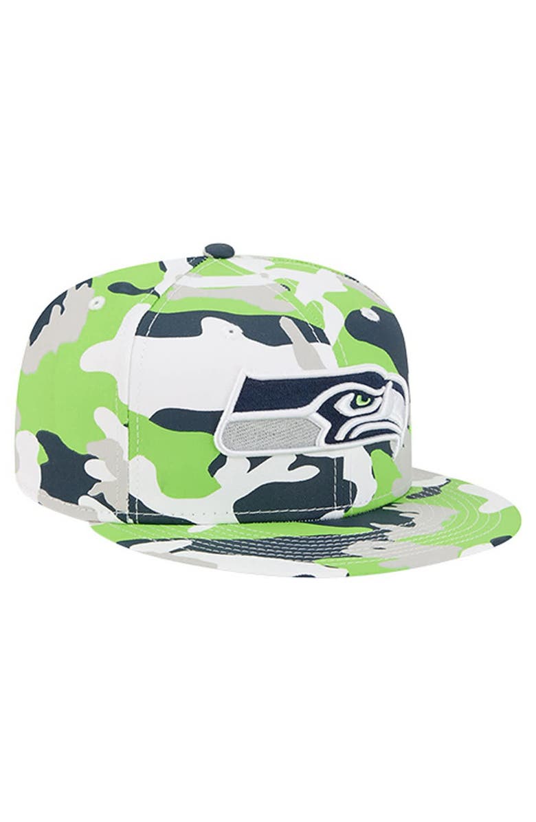 New Era Men's New Era  Neon Green/College Navy Seattle Seahawks 59FIFTY Fitted Hat, Alternate, color, Neon Green