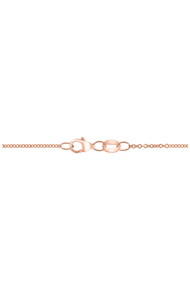 14K Rose Gold Diamond & Amethyst Pendant Necklace, Alternate, color, PURPLE