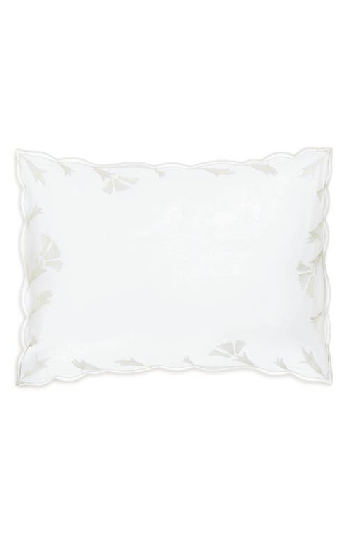 Matouk Marcella Egyptian Cotton Pillow Sham In White