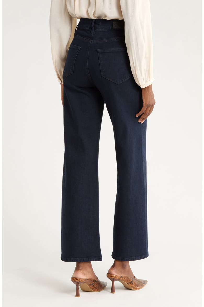 Anessa High Waist Patch Pocket Wide Leg Jeans, Alternate, color, DUCHESS