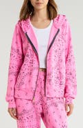 Aviator Nation Bandana Front Zip Hoodie