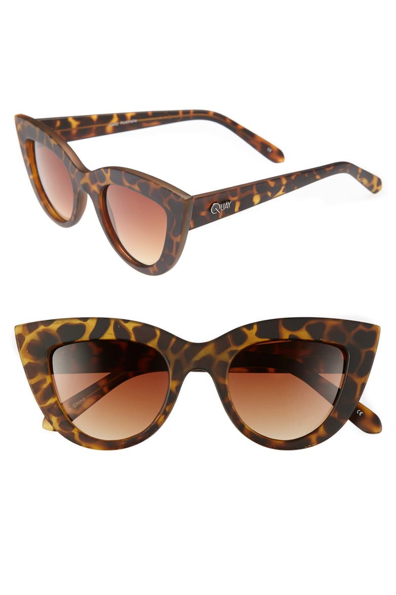 'Kitti' Sunglasses, Main, color, TORTOISE