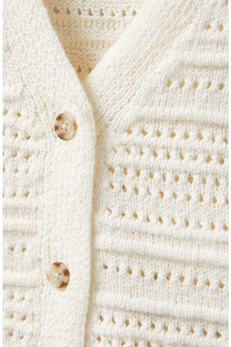 Open Knit Vest, Alternate, color, IVORY