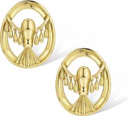 RETRO CHIC Flying Hawk Earrings